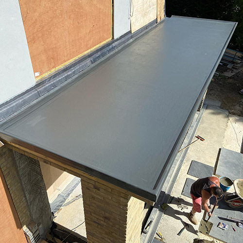 small flat roof
